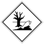 Étiquette vélin pour transport de matières dangereuses matières toxiques (lot de 1000)