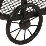 vidaXL Table console 112x36x76 cm bois massif de manguier et fer