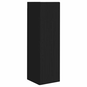 vidaXL Meuble TV mural Noir 30 x 31 x 100 cm Bois d'ingénierie