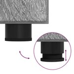 vidaXL Buffet Sonoma gris 55.5 x 29 x 100 cm Bois d'ingénierie