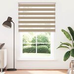 vidaXL Store zèbre marron sable largeur du tissu 140 9cm polyester