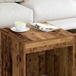vidaXL Tables gigognes 3 Pièces vieux bois bois d'ingénierie