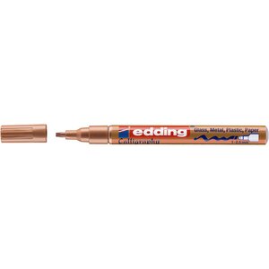 Marqueur Peinture Brillante 753 Cuivre Pointe Calligraphie 1-2 5 mm EDDING