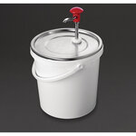Distributeur de sauce à pompe 10 litres - schneider -  - polypropylène10 x40mm