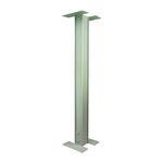 "LE QUARTZ"  poteau universel pour boîte aux lettres. Glissières pour lames décoratives Décolame
