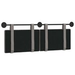 vidaXL Tête de lit suspendue Taupe Tissu
