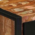 vidaXL Armoire à tiroir multicolore 40x40x75 cm bois de récupération