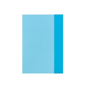 Protège-cahiers  format A4  en PP  bleu transparent HERLITZ