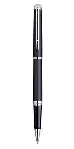 Waterman hemisphere stylo roller  noir mat  recharge noire pointe fine  coffret cadeau