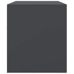 vidaXL Meubles TV 2 Pièces anthracite 67x39x44 cm acier