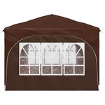 vidaXL Tente de fête pop-up 290 x 290 x 245 cm Marron
