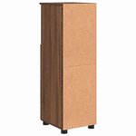 vidaXL Cabinet de salle de bain Chêne marron 30 x 35 x 95 cm