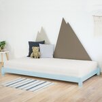 Lit enfant TEENY 120 x 200 bleu clair