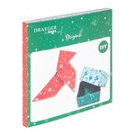 100 Papiers Origami - Noël Des Rennes - Draeger paris