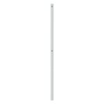 vidaXL Tête de lit métal blanc 180 cm