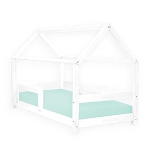 Lit cabane enfant TERY 140 x 200 blanc