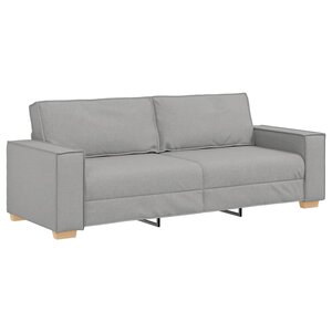 vidaXL Canapé 3 places Gris nuage 180 cm Tissu
