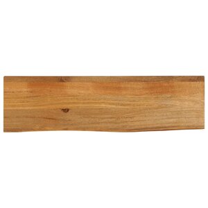 vidaXL Dessus de table à bord vivant 120x30x2 5cm bois massif manguier