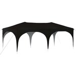 vidaXL Tente de fête pop-up 575 x 288 x 245 cm Noir Tissu Oxford