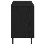 vidaXL Buffet Chêne noir 100 x 36 x 60 cm Bois d'ingénierie