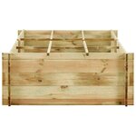 vidaXL Jardinière pour légumes Bois de pin imprégné 197x100x40 cm