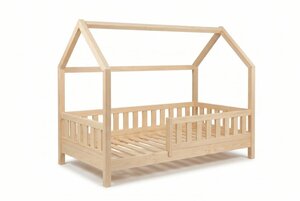 YappyTrygg - Lit cabane 160x80 cm - Naturel
