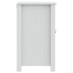 vidaXL Meuble de salle de bain BERG blanc 60x34x59 cm bois pin massif