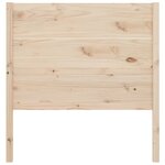vidaXL Tête de lit 81x4x100 cm Bois massif de pin