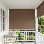 vidaXL Store enrouleur Protection UV Taupe 200 x 140 cm Polyester
