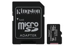 Kingston 64gb micsdxc canvas select plus 100r a1 c10 three pack + single adp