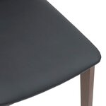 vidaXL Chaises à manger coussins 2 Pièces marron bois massif caoutchouc