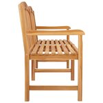 vidaXL Banc en Bois Sculpté en Rose 150 x 60 x 90 cm Naturel