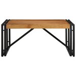 vidaXL Table basse 80x80x35 cm bois massif acacia