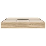 vidaXL Cadre de lit ottoman Chêne Sonoma 193 x 120 x 25 cm