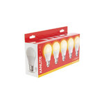 Lot x5 ampoules led standard  culot e27  cons. 9w  eq. 60w  blanc chaud