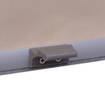vidaXL Store occultant roulant Beige CK02