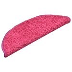 vidaXL Tapis d'escalier 30 Pièces rose 56x17x3 cm