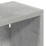 vidaXL Armoire murale de salle de bain Gris Béton 20 x 16 x 62 5 cm