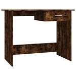 vidaXL Bureau Chêne fumé 100x50x76 cm Bois d'ingénierie