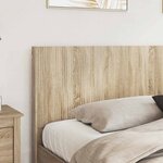 vidaXL Tête de lit Chêne Sonoma 200 cm Bois d'ingénierie