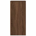 vidaXL Buffet chêne marron 29 5x34x76 cm bois d'ingénierie