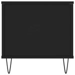 vidaXL Table basse Noir 90x44 5x45 cm Bois d'ingénierie