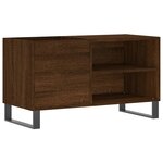 vidaXL Armoire à disques chêne marron 85x38x48 cm bois d'ingénierie