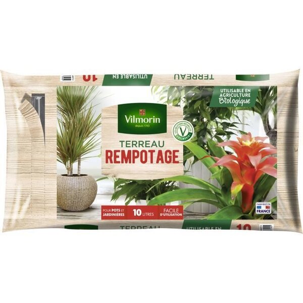 VILMORIN Terreau rempotage plante d'intérieur 10 L
