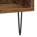 vidaXL Meuble à vinyles Bois ancien 85 x 38 x 89 cm Bois d'ingénierie