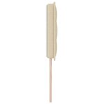 vidaXL Tête de lit Hauteur réglable Manuel Crème 200 cm tissu