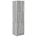 vidaXL Meuble de Rangement Sonoma gris 31 5 x 32 x 124 cm