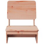 vidaXL Chaises de jardin lot de 2 60x64x70 5 cm bois massif de douglas