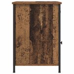 vidaXL Cabinet de chevet avec tiroir 2 Pièces Bois ancien 40 x 42 x 60 cm