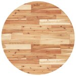 vidaXL Dessus de table rond Ø80x4 cm bois massif d'acacia
